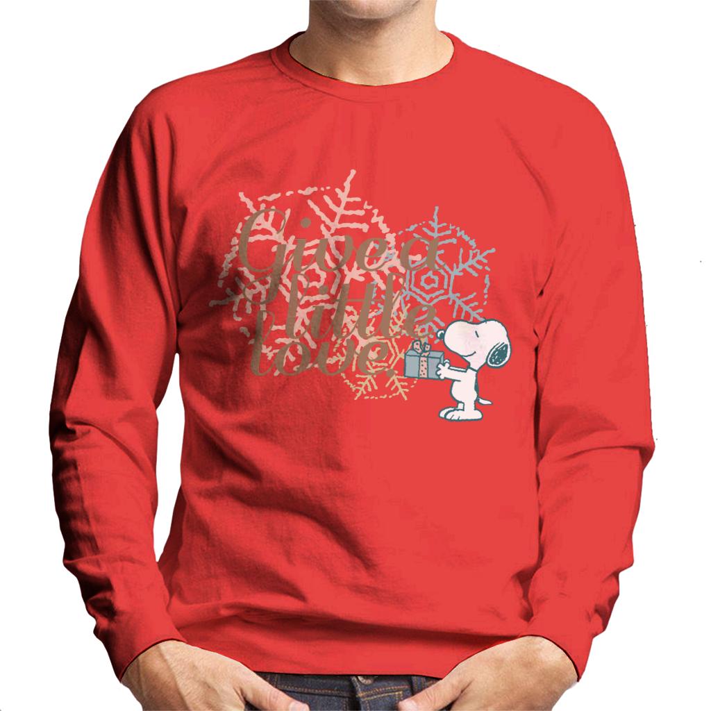 Peanuts Snoopy Give A Little Love Men's Sweatshirt product image 6