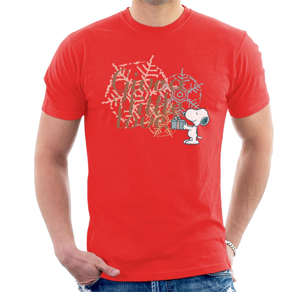 Peanuts Snoopy Give A Little Love Men's T-Shirt product image 6
