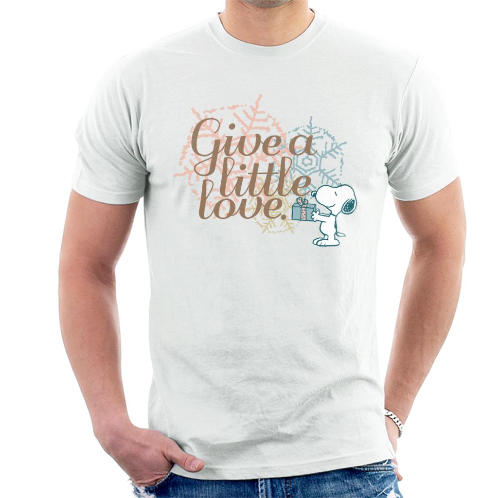 Peanuts Snoopy Give A Little Love Men's T-Shirt product image 4