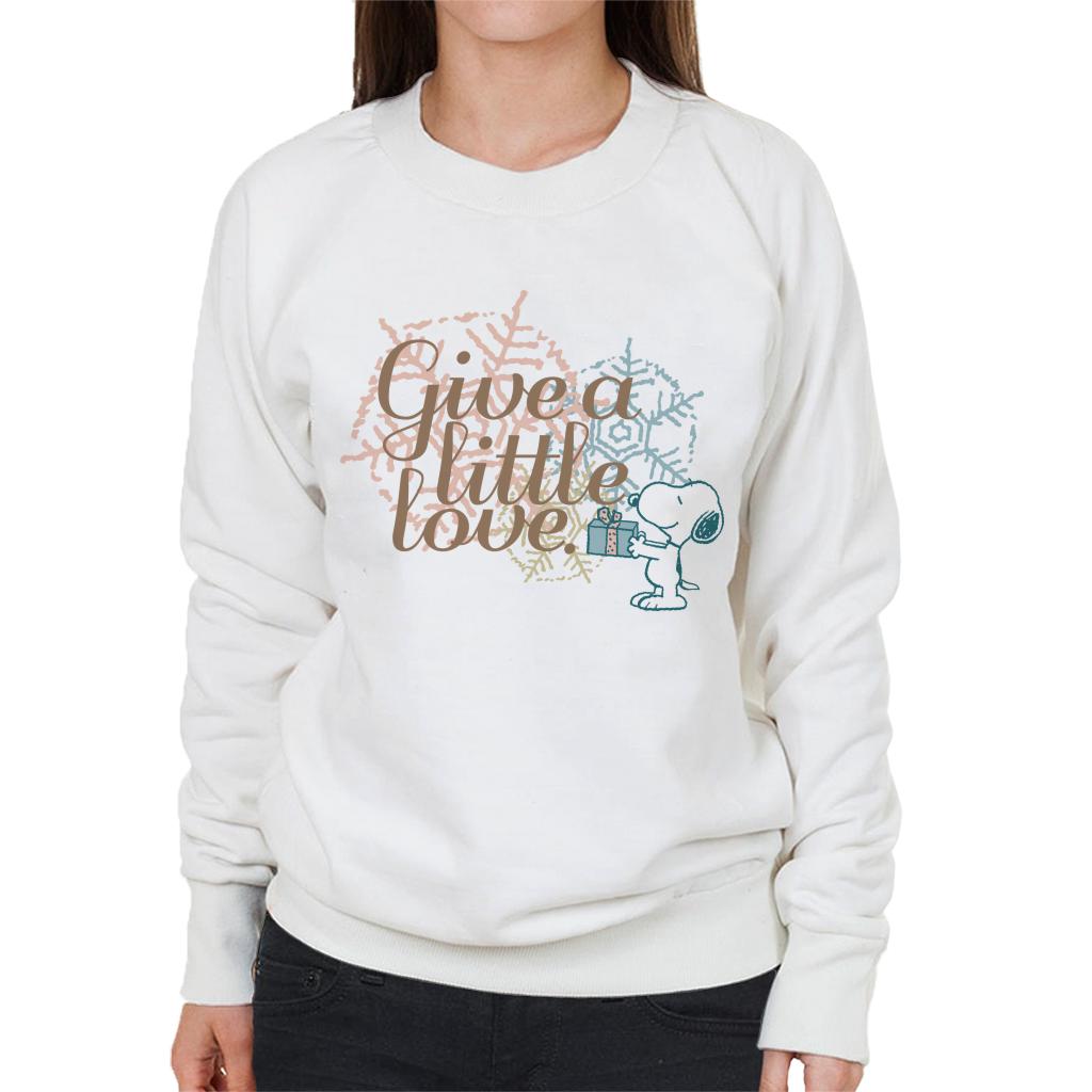 Peanuts Snoopy Give A Little Love Women's Sweatshirt product image 4