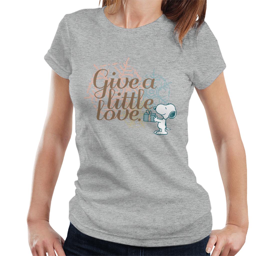 Peanuts Snoopy Give A Little Love Women's T-Shirt product image 1