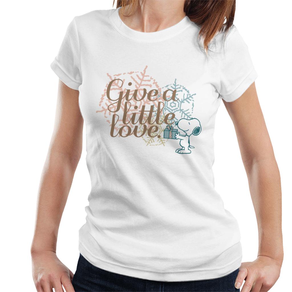 Peanuts Snoopy Give A Little Love Women's T-Shirt product image 4