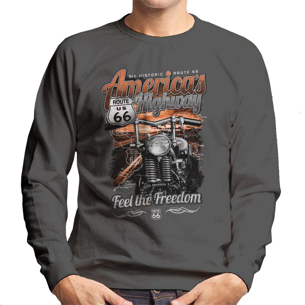 Route 66 America's Highway Men's Sweatshirt product image 1