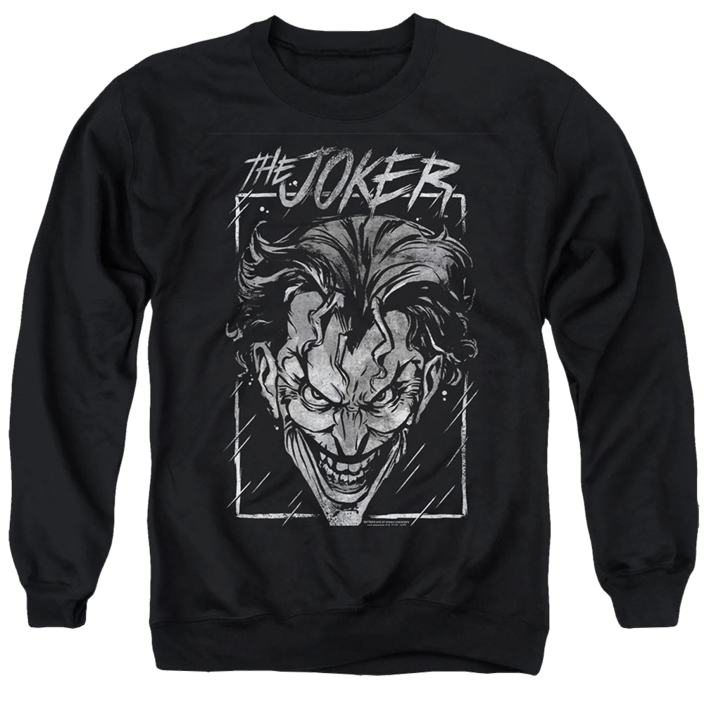 The Batman (2022) Joker Storm On Black - Men's Crewneck product image 1