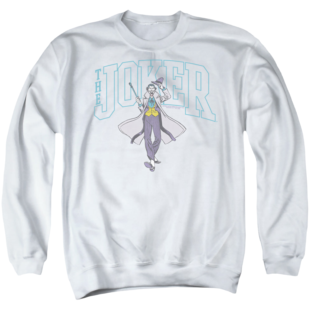 The Batman (2022) Joker Varsity On White - Men's Crewneck product image 1