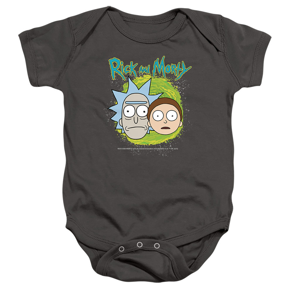 Rick and Morty Floating Heads - Baby Bodysuit