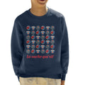 The Laughing Cow 1960s Retro Logo Montage Kid's Sweatshirt product image 1