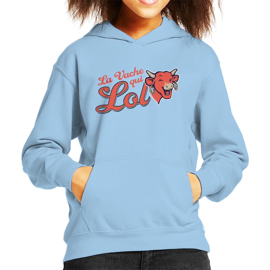 The Laughing Cow That Laughs Kid's Hooded Sweatshirt product image 4