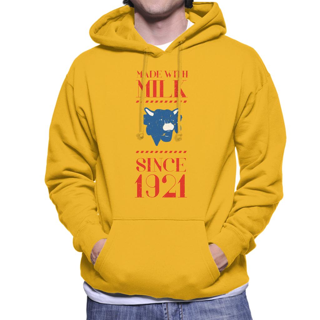 The Laughing Cow Made With Milk Since 1921 Men's Hooded product image 4