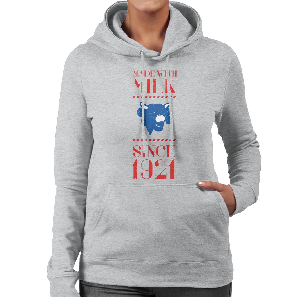 The Laughing Cow Made With Milk Since 1921 Women's Hooded product image 1