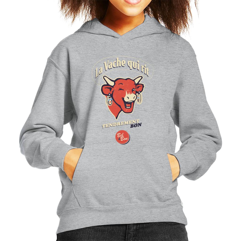 The Laughing Cow French Slogan Kid's Hooded Sweatshirt product image 1