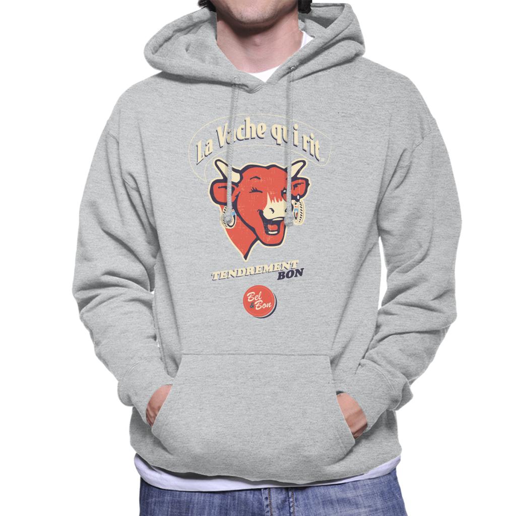 The Laughing Cow French Slogan Men's Hooded Sweatshirt product image 1