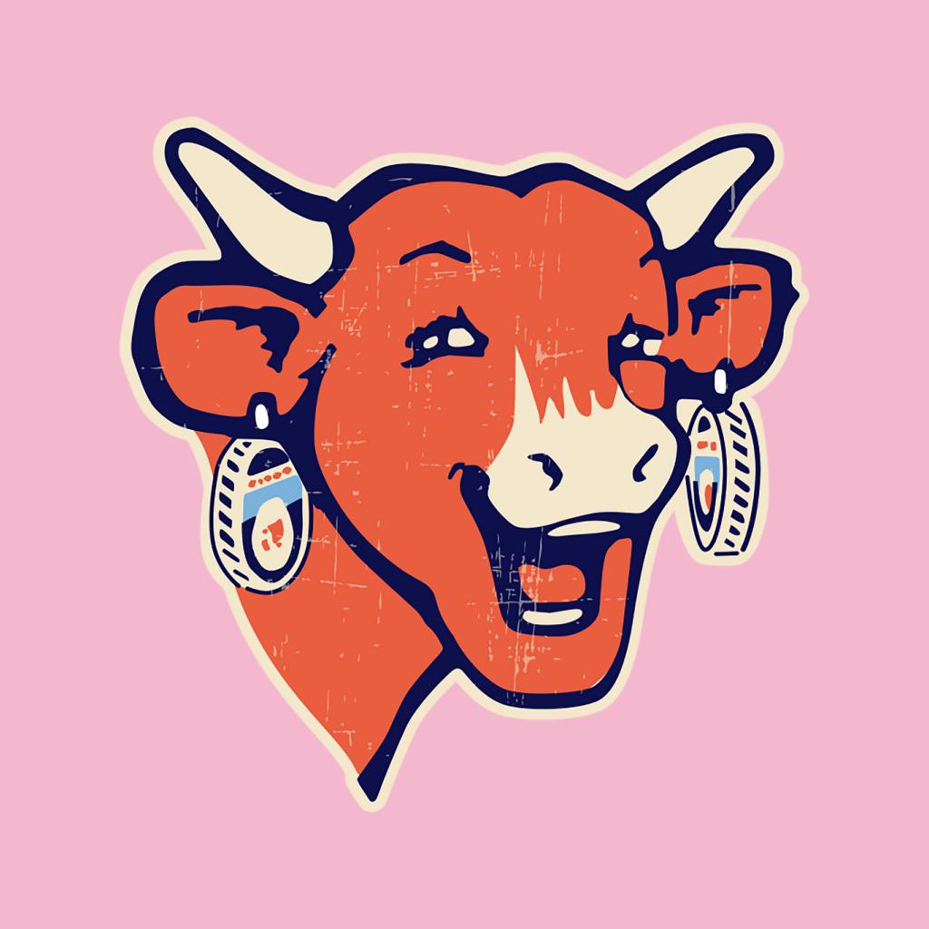 The Laughing Cow Modern Logo Kid's T-Shirt product image 7