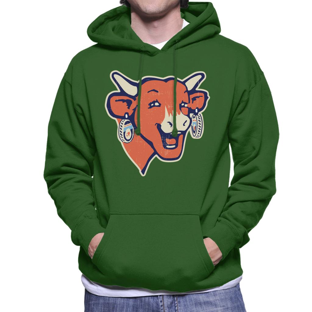 The Laughing Cow Modern Logo Men's Hooded Sweatshirt product image 4