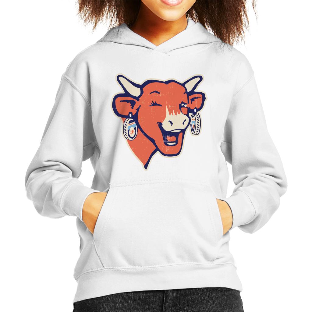 The Laughing Cow Winking Logo Kid's Hooded Sweatshirt product image 4