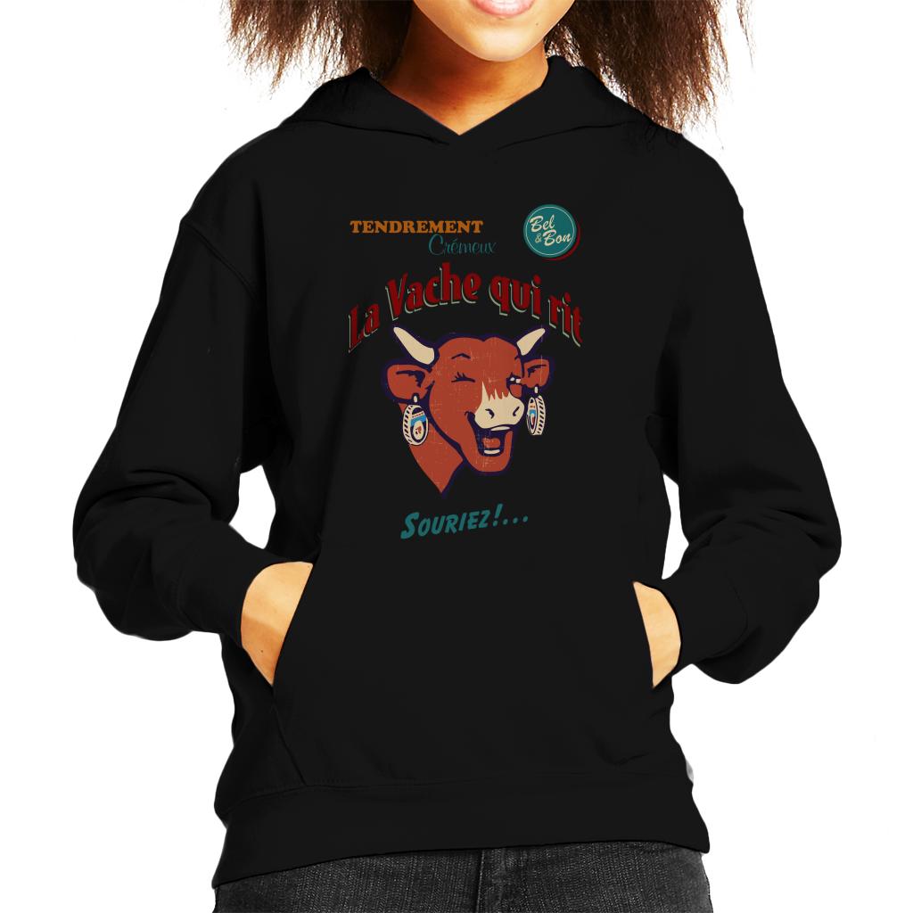 The Laughing Cow Smile Kid's Hooded Sweatshirt product image 1