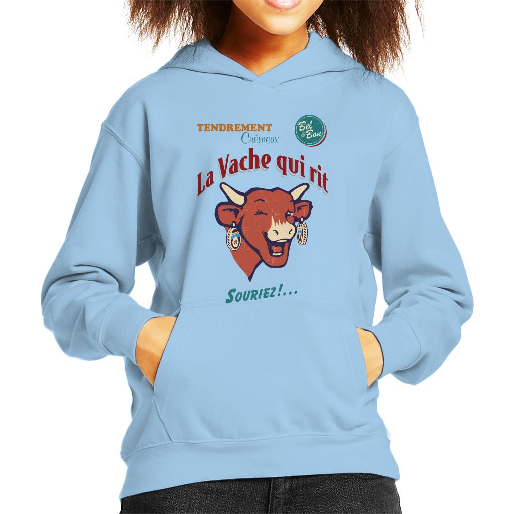 The Laughing Cow Smile Kid's Hooded Sweatshirt product image 4