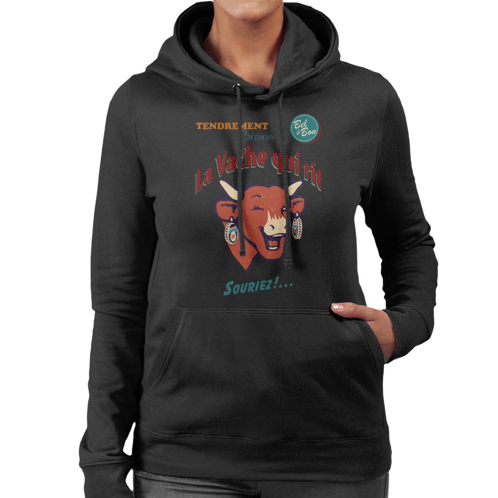 The Laughing Cow Smile Women's Hooded Sweatshirt product image 1