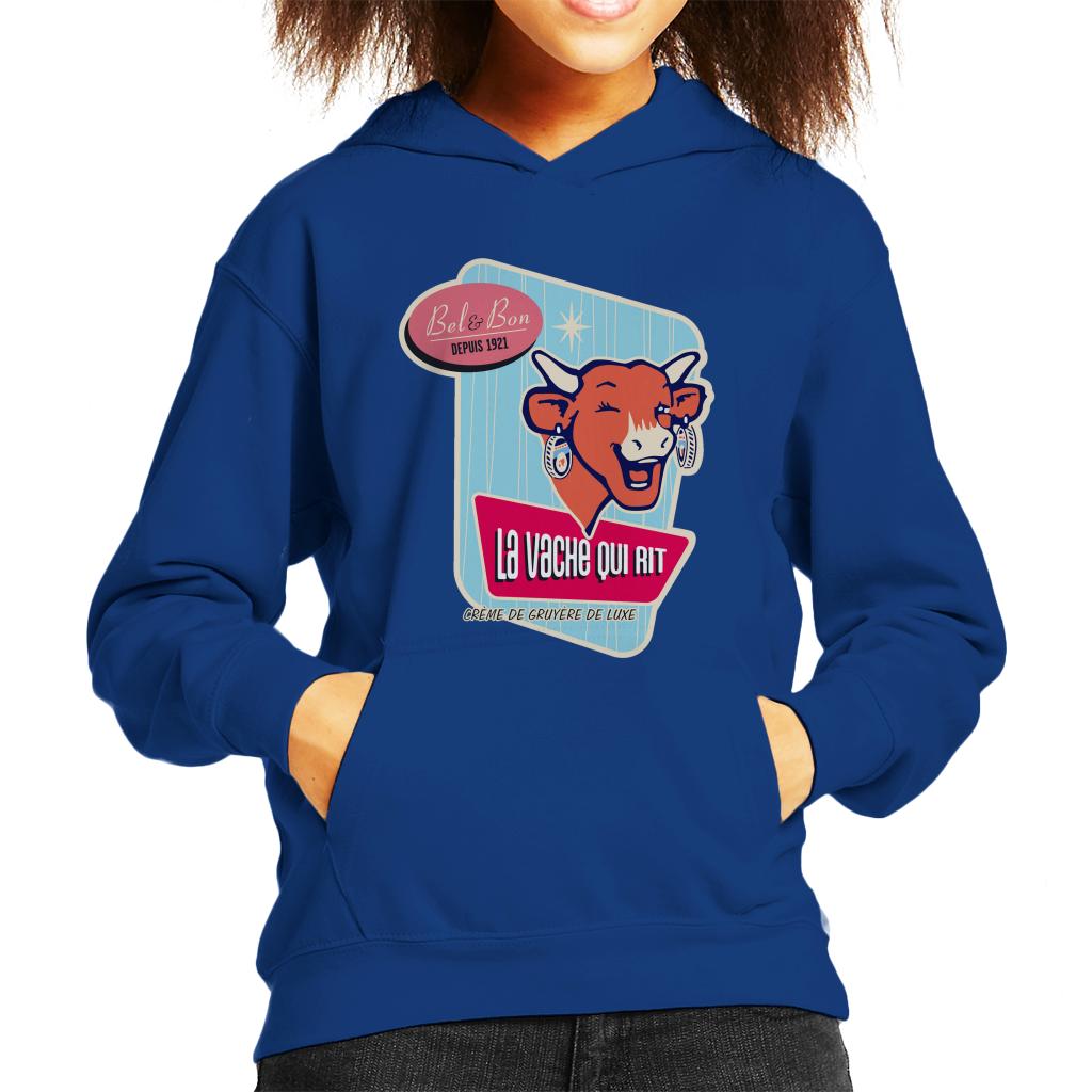 The Laughing Cow Bel And Bon Depuis 1921 Kid's Hooded product image 1