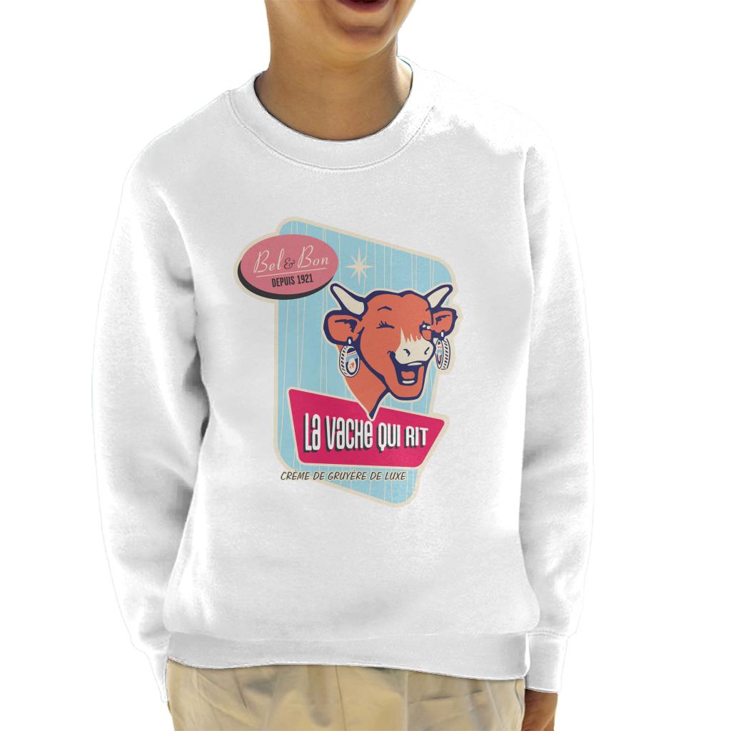 The Laughing Cow Bel And Bon Depuis 1921 Kid's Sweatshirt product image 4