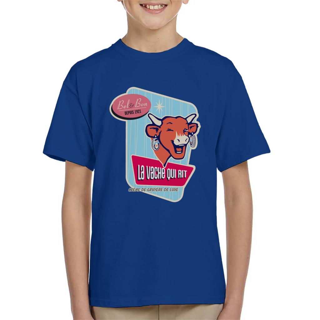 The Laughing Cow Bel And Bon Depuis 1921 Kid's T-Shirt product image 4