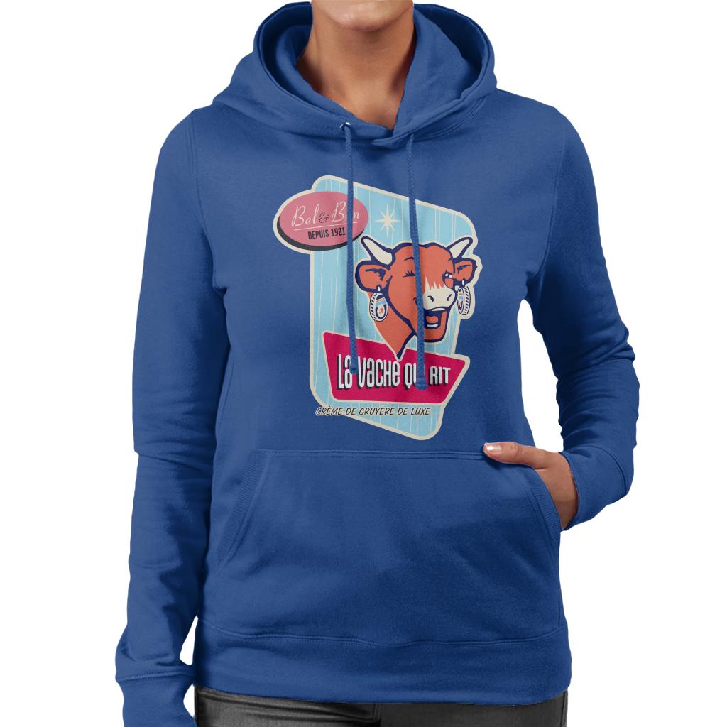 The Laughing Cow Bel And Bon Depuis 1921 Women's Hooded product image 4