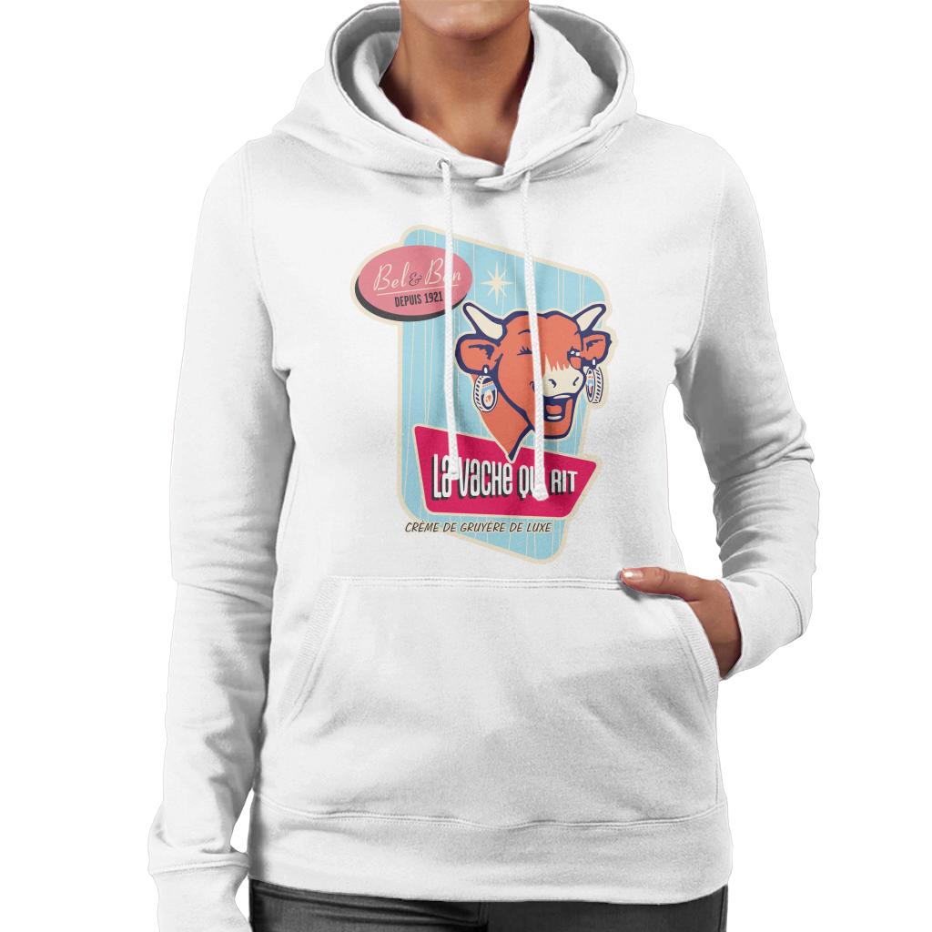 The Laughing Cow Bel And Bon Depuis 1921 Women's Hooded product image 1