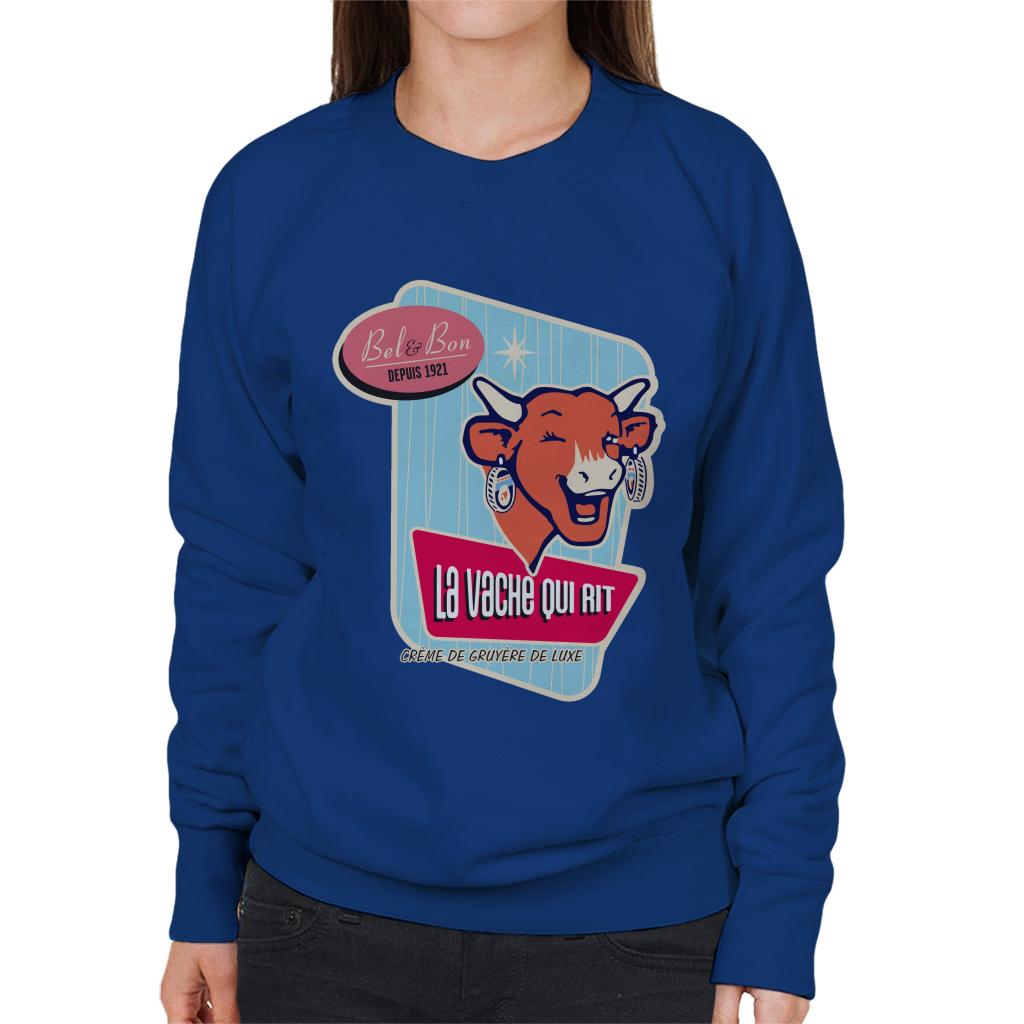 The Laughing Cow Bel And Bon Depuis 1921 Women's Sweatshirt product image 4