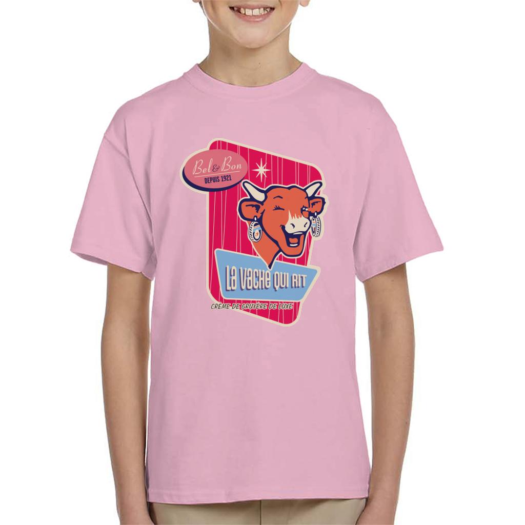 The Laughing Cow Winking Bel And Bon Kid's T-Shirt product image 6
