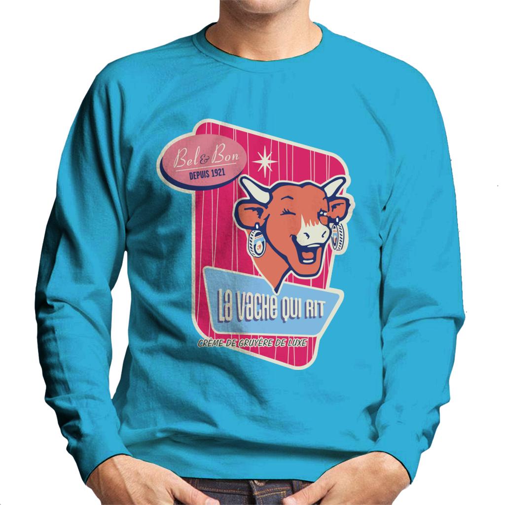The Laughing Cow Winking Bel And Bon Men's Sweatshirt product image 4