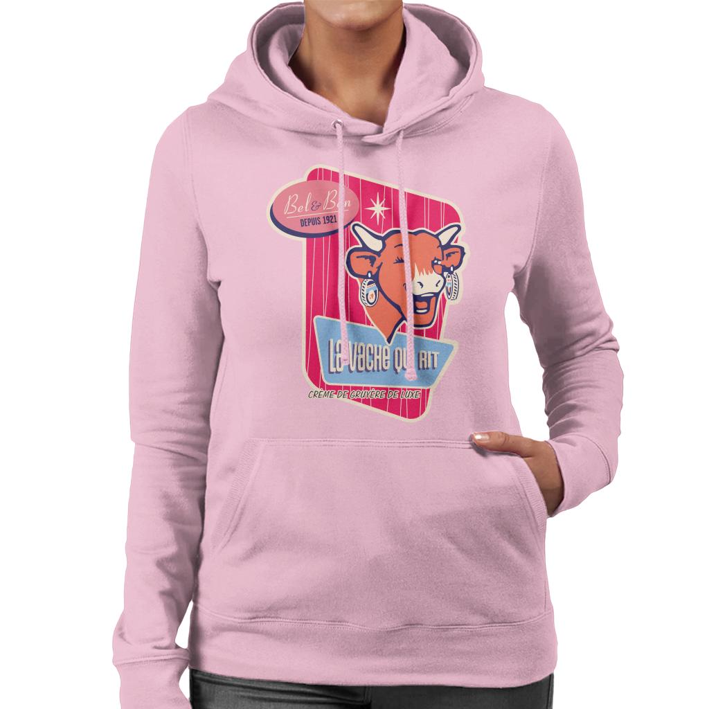 The Laughing Cow Winking Bel And Bon Women's Hooded product image 6