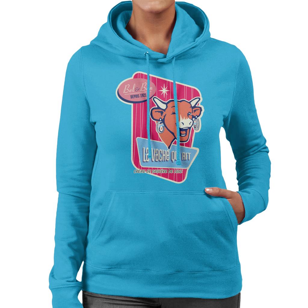 The Laughing Cow Winking Bel And Bon Women's Hooded product image 4