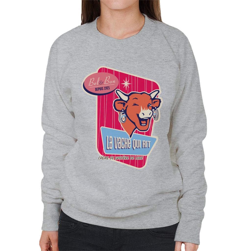 The Laughing Cow Winking Bel And Bon Women's Sweatshirt product image 1
