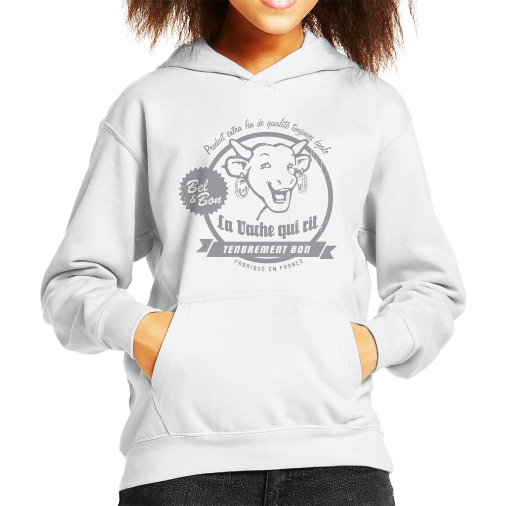 The Laughing Cow Produit Extra Fin Kid's Hooded Sweatshirt product image 6