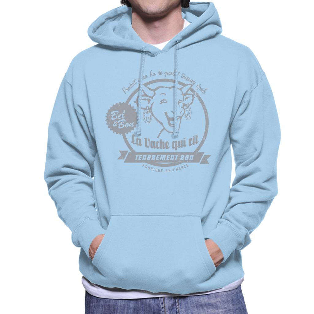 The Laughing Cow Produit Extra Fin Men's Hooded Sweatshirt product image 6
