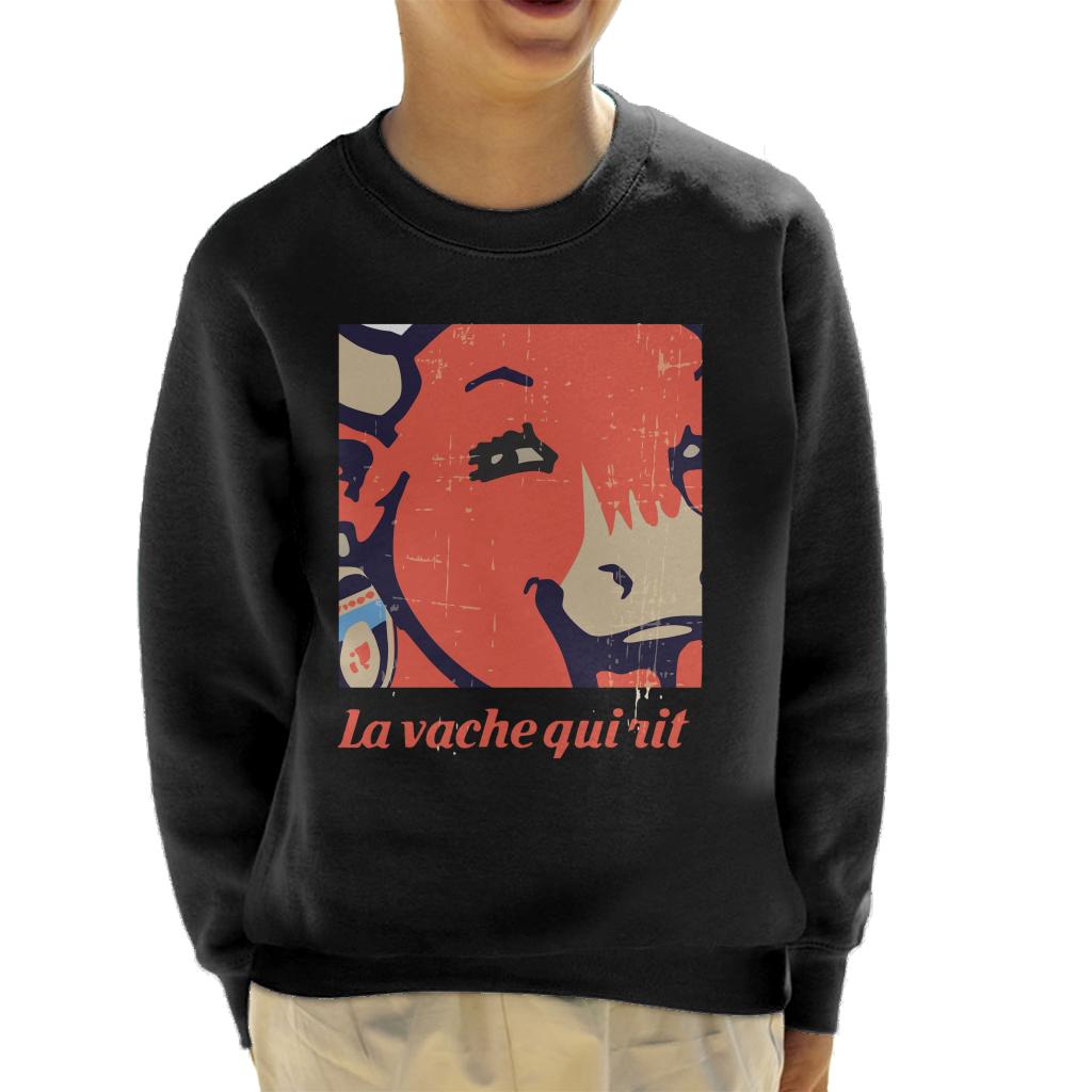 The Laughing Cow La Vache Qui Rit Close Up Kid's Sweatshirt product image 1