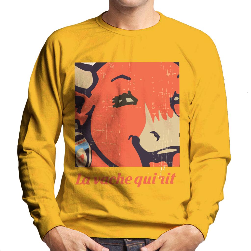 The Laughing Cow La Vache Qui Rit Close Up Men's Sweatshirt product image 4