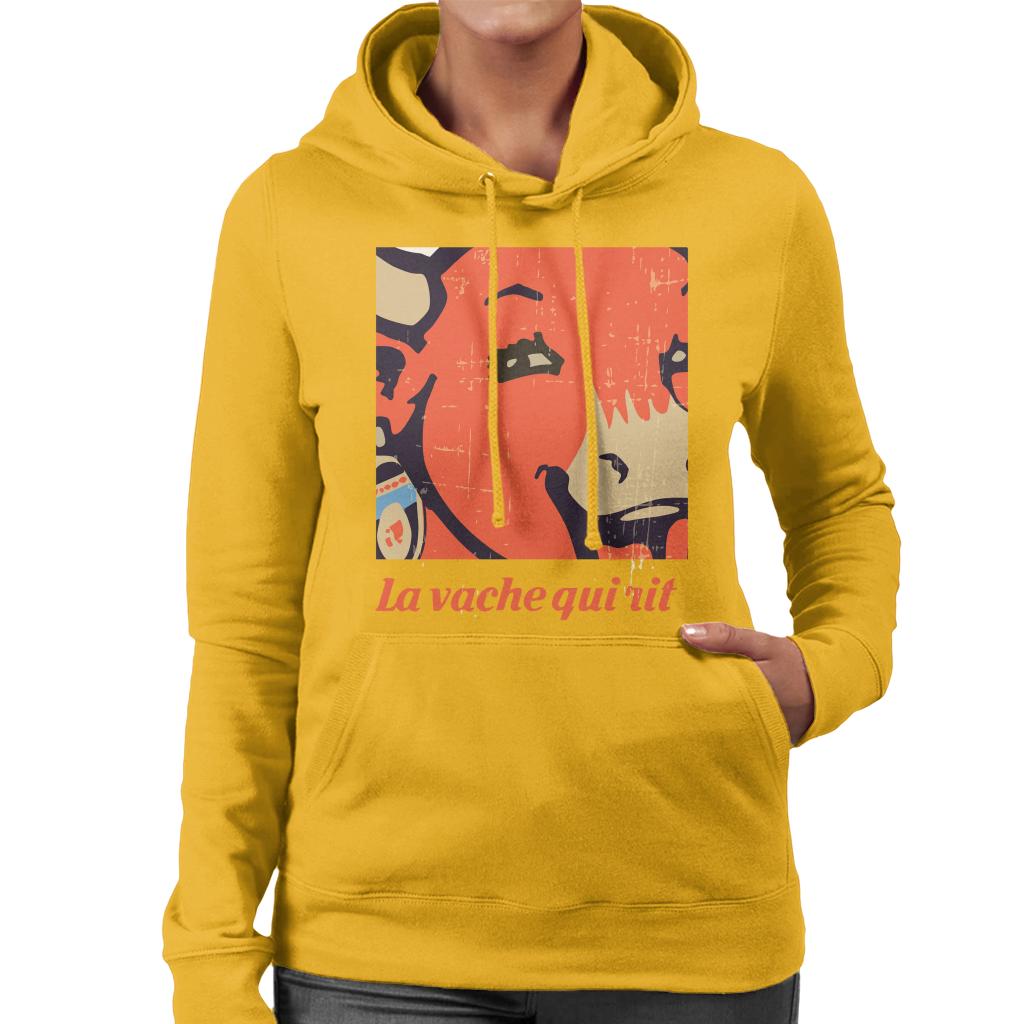 The Laughing Cow La Vache Qui Rit Close Up Women's Hooded product image 4