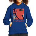 The Laughing Cow Earring Close Up Kid's Hooded Sweatshirt product image 1