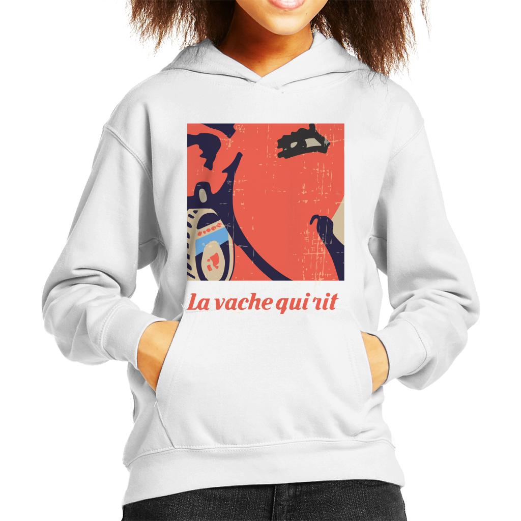 The Laughing Cow Earring Close Up Kid's Hooded Sweatshirt product image 4