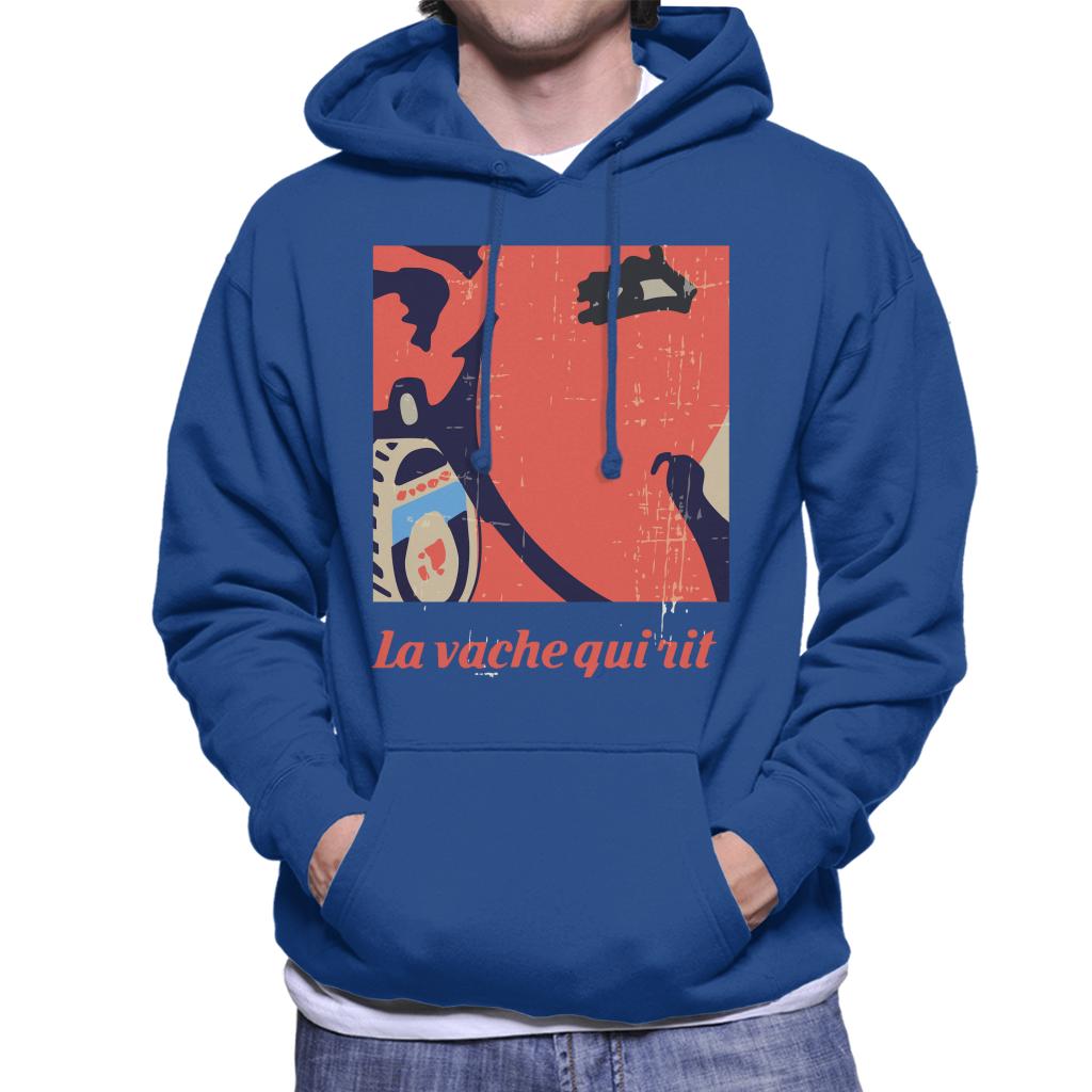 The Laughing Cow Earring Close Up Men's Hooded Sweatshirt product image 4