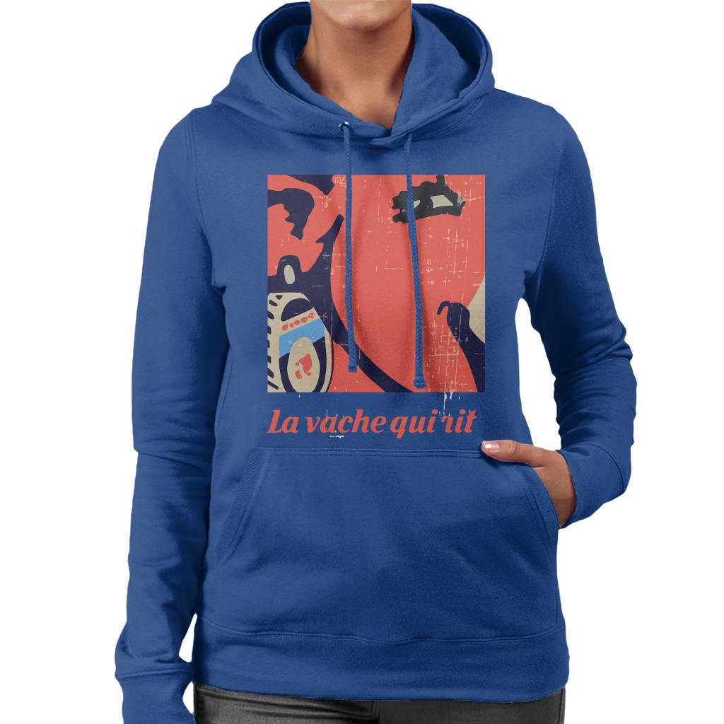 The Laughing Cow Earring Close Up Women's Hooded Sweatshirt product image 4