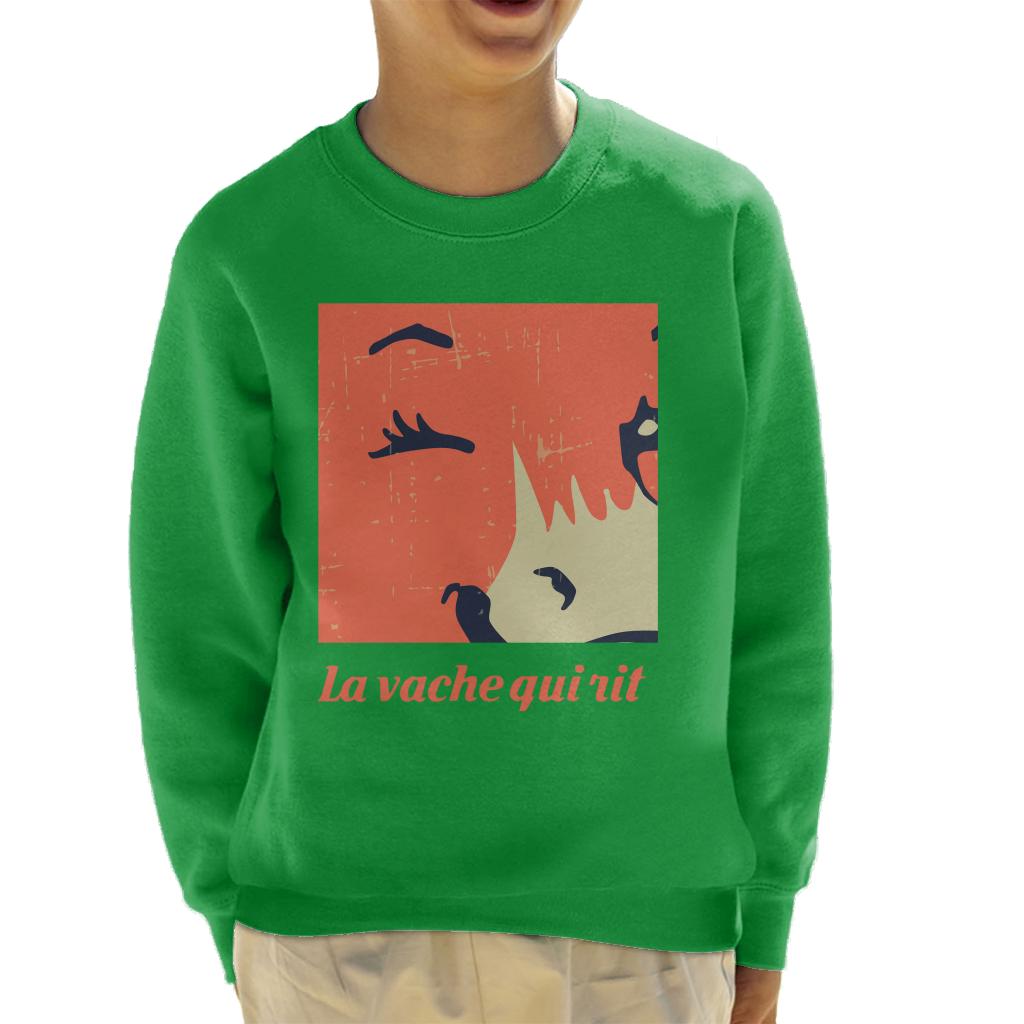 The Laughing Cow Close Up Wink Kid's Sweatshirt product image 4