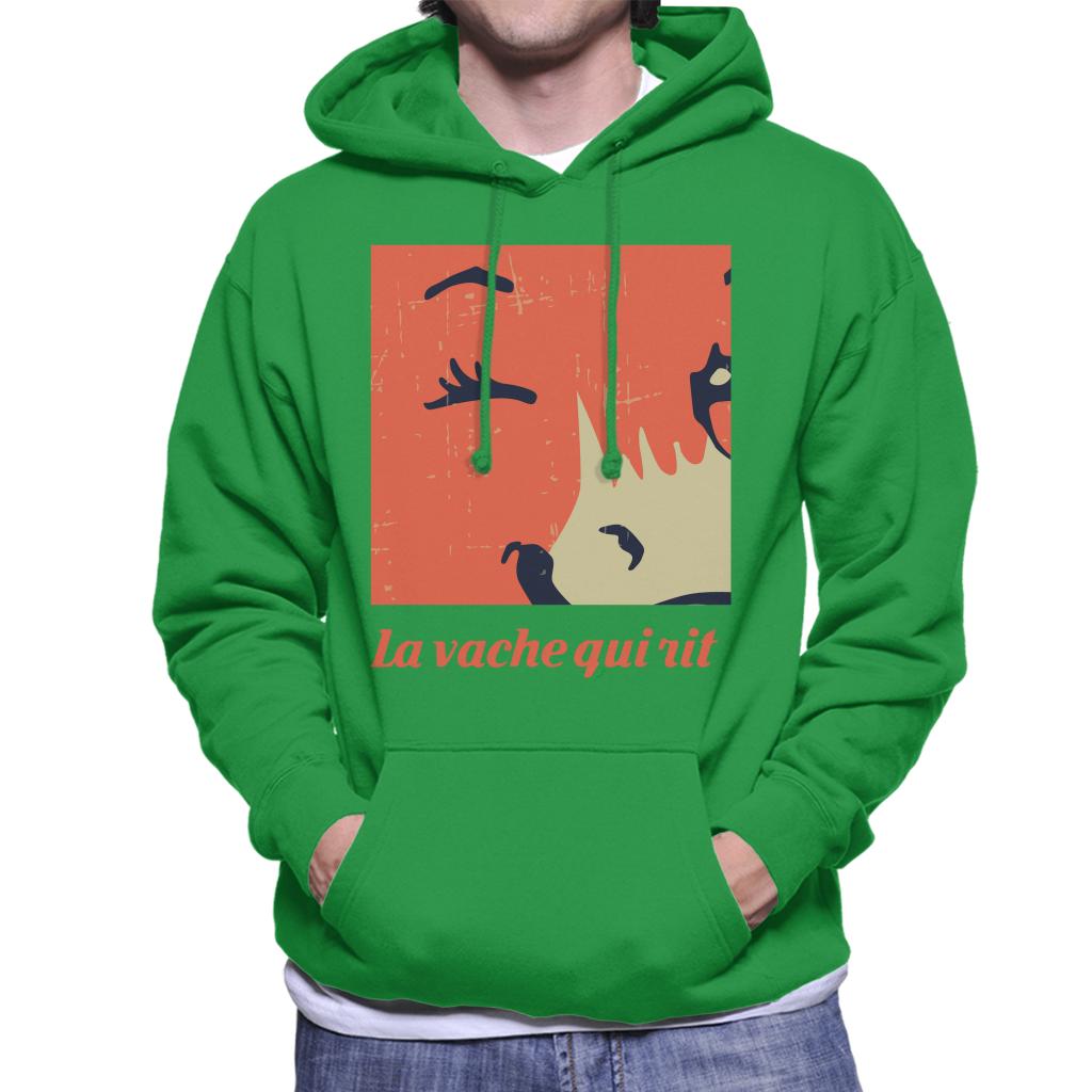 The Laughing Cow Close Up Wink Men's Hooded Sweatshirt product image 4