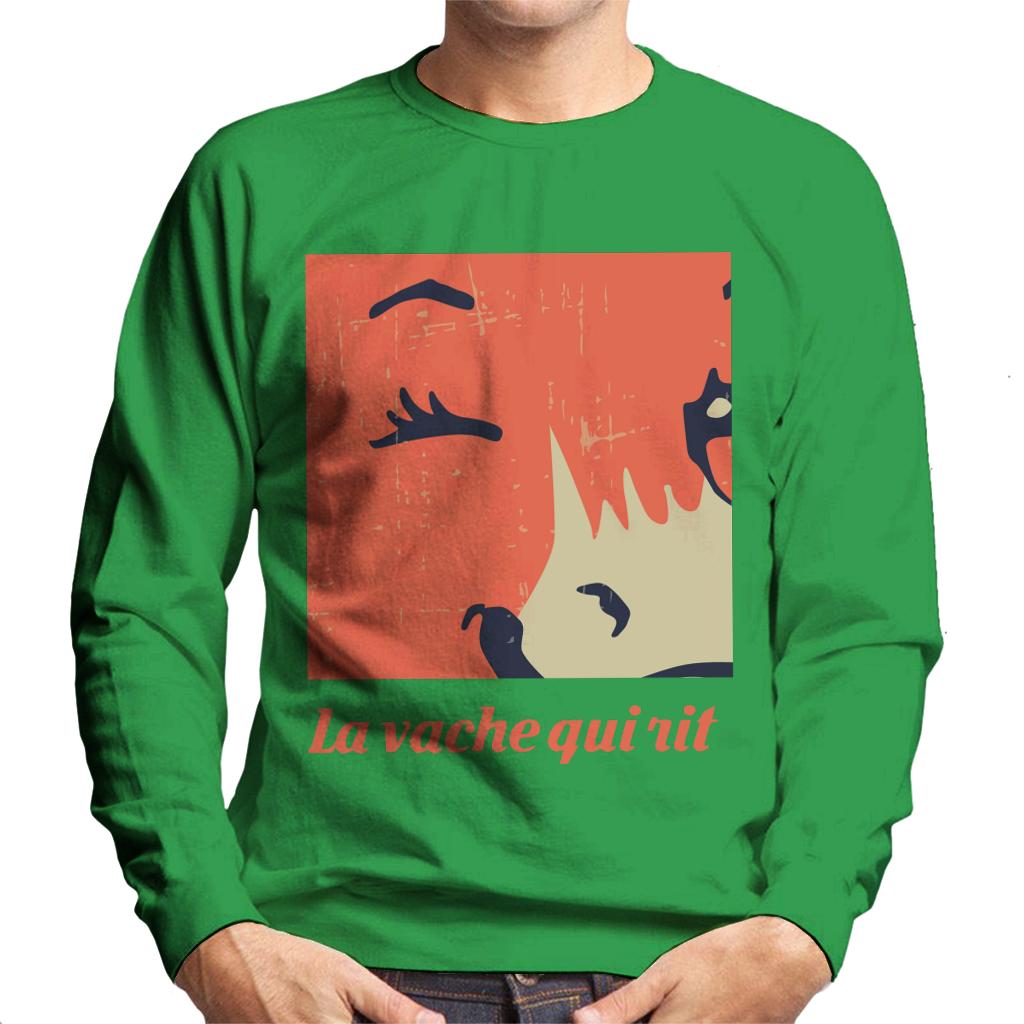 The Laughing Cow Close Up Wink Men's Sweatshirt product image 4