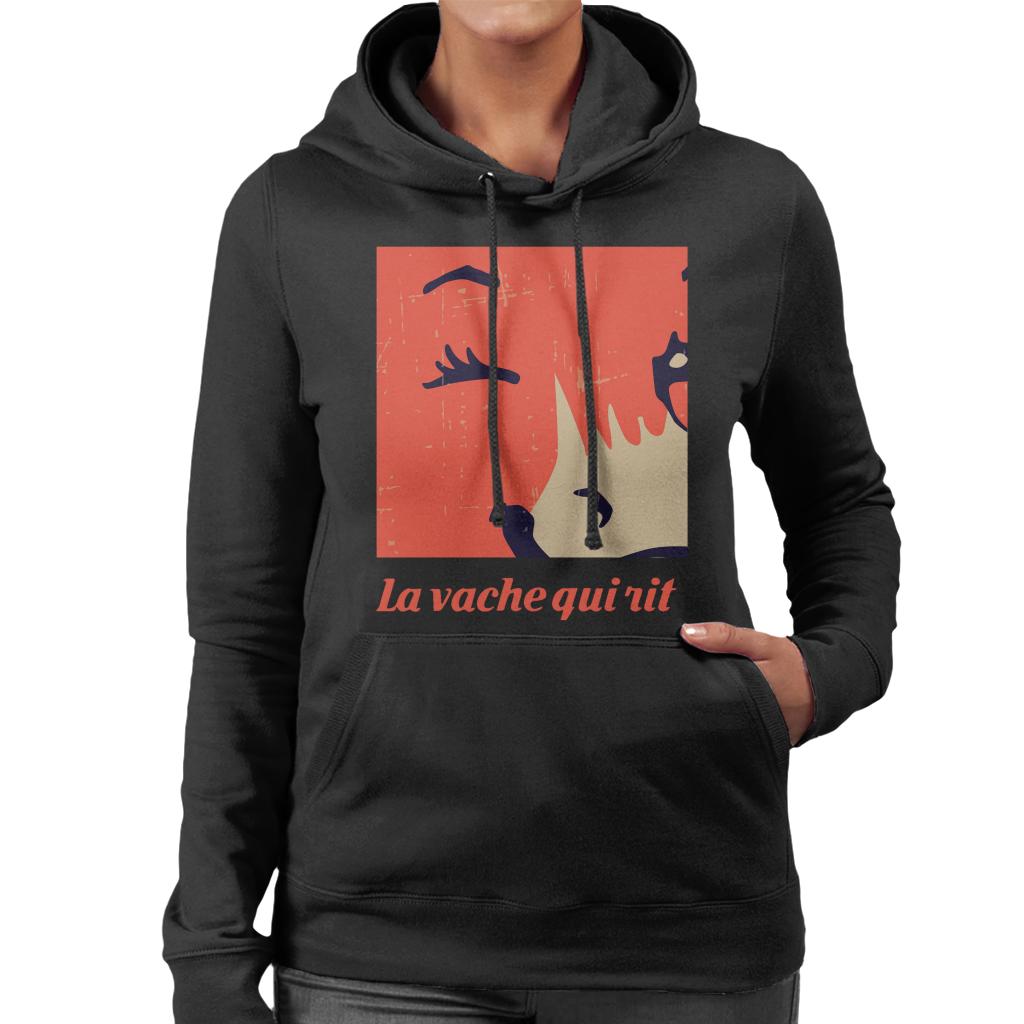 The Laughing Cow Close Up Wink Women's Hooded Sweatshirt product image 1