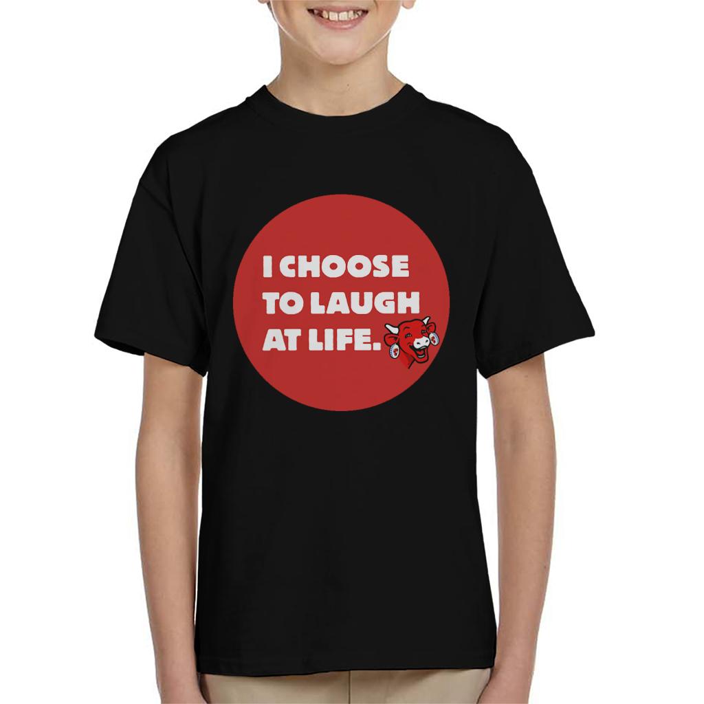 The Laughing Cow I Choose To Laugh At Life Kid's T-Shirt product image 1