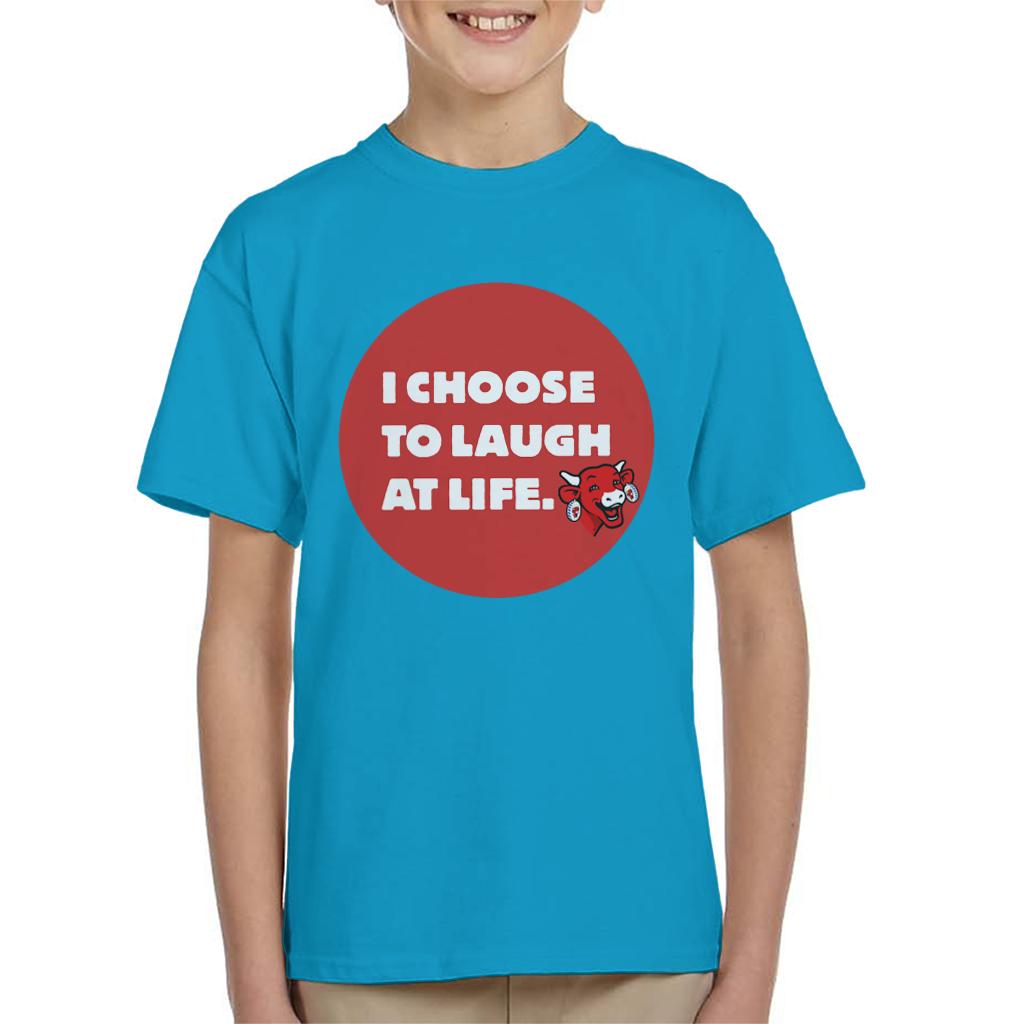 The Laughing Cow I Choose To Laugh At Life Kid's T-Shirt product image 4