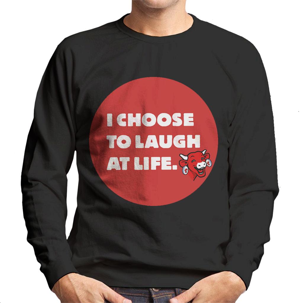 The Laughing Cow I Choose To Laugh At Life Men's Sweatshirt product image 1