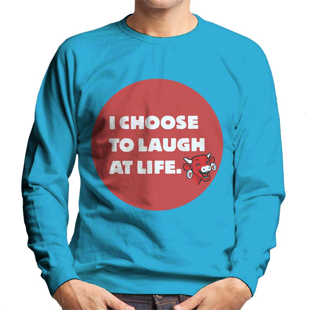 The Laughing Cow I Choose To Laugh At Life Men's Sweatshirt product image 4